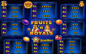 Fruits Аnd Royals - играть бесплатно в Фрукты И Короли - Клуб Вулкан